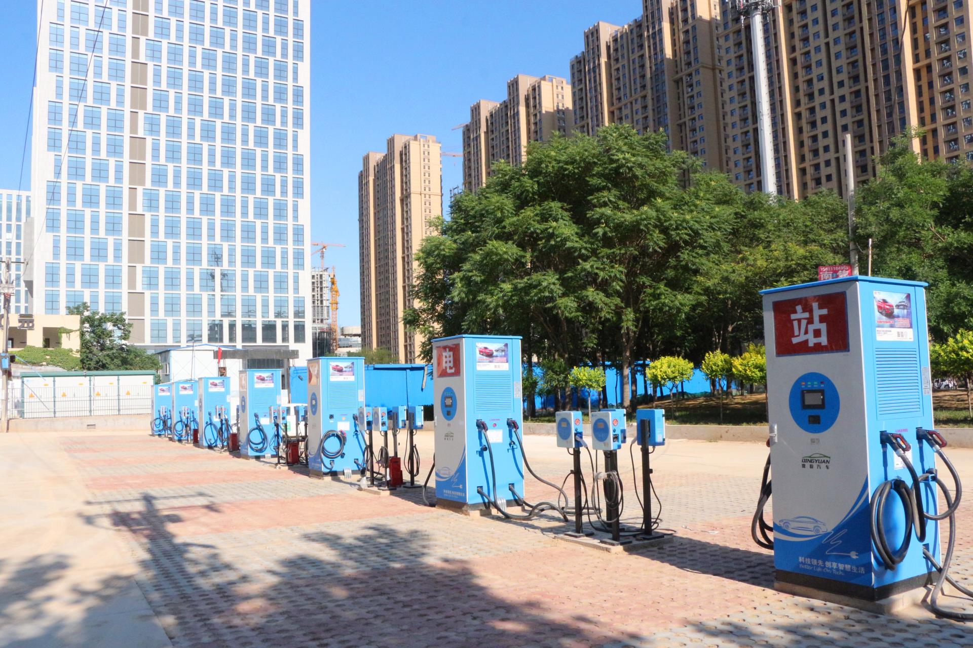 千亿国际电气石家庄南焦客运汽车充电站项目